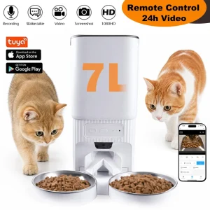 7L Smart Automatic Pet Feeder with HD Camera
