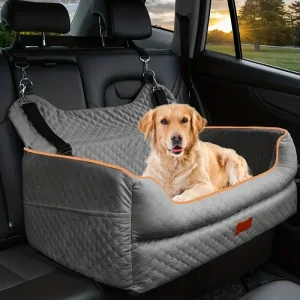 Heavy-Duty Travel Bed for Large/Medium Dogs Washable Car Seat Protector