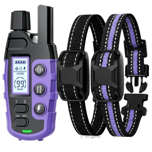 Electric Dog Training Collar Remote Control Waterproof