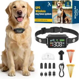 GPS Wireless Dog Fence Collar for Dogs
