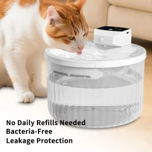 2L Pet Water Fountain Large Capacity Automatic