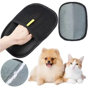 Pet Grooming Deshedding Gloves, Pet Hair Remover Brush