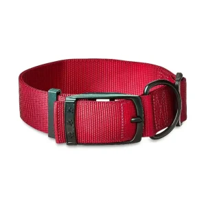 Polyester Adjustable Dog Collar, Red, XL